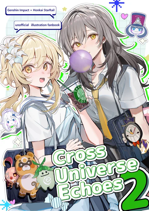 < #C106 新刊> 原神×崩壊スターレイル本の通販予約が開始しました! 過去のWEB公開イラストの他、 描き下ろし&未公開絵多数ありますー! ▼▼▼通販
