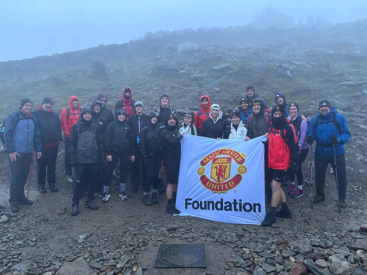 Snowdon 👉 CONQUERED 👊⛰️

Hats off to our group of fundraisers who braved the wind and rain to scale #MountSnowdon through the night 👏

An amazing effort to raise vital funds for our community work ❤️

Pledge your support 🔗 mufoundation.org/snowdon