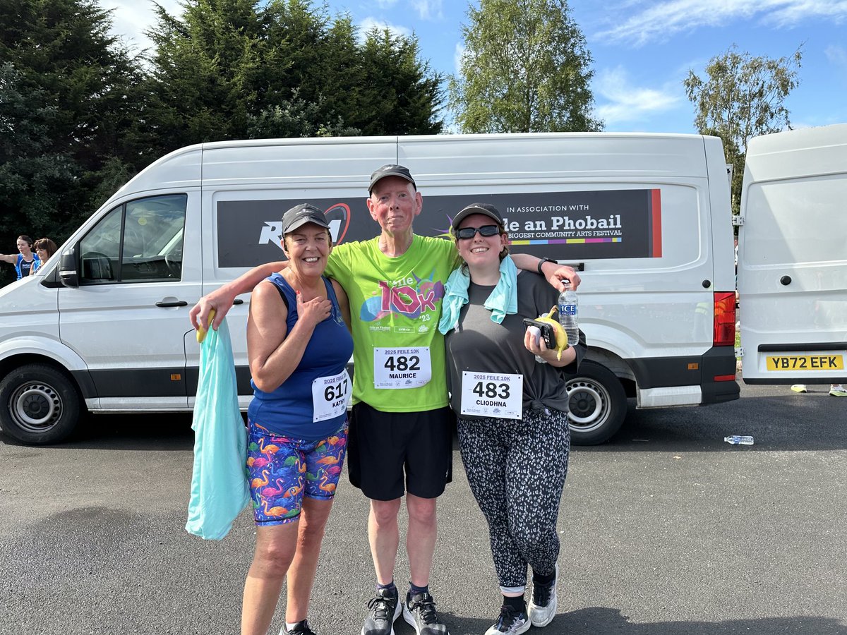 Big congrats to Clíodhna on her 1st Feile 5k 🏃 🙌 ⁦<a href="/FeileBelfast/">Féile an Phobail</a>⁩ 👏 👏 👏