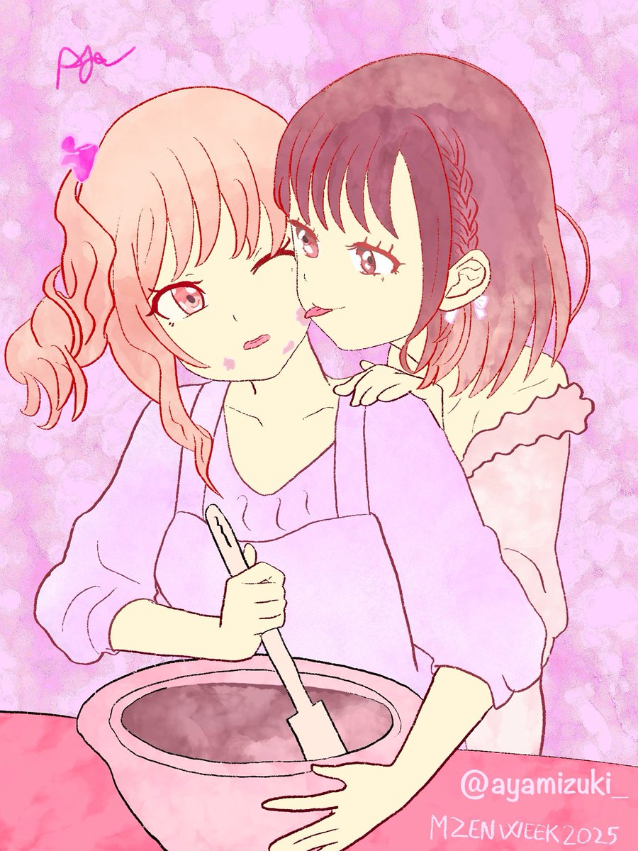 #mzenweek2025 Day1: picnic 🎀🎨
#prsk_FA #みずえな #mizuena #暁山瑞希 #東雲絵名