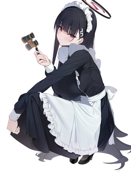 リオ(メイド)   
#ブルアカ 