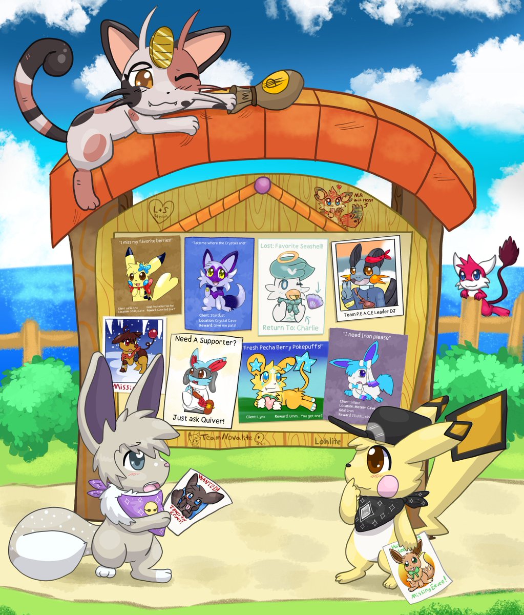 Lohlite's tweet photo. Happy (late) PMD Day! ✨
Def one of my favorite fictional worlds! Getting to be a Pokémon? Yes plz!
Ironically, somehow I've only made PMD stuff for ArtFight!? And mostly from this year haha. Will still re-share it here.
#MysteryDungeon #MundoMisterioso #PMDday #PMD https://t.co/DcJVdYqww5