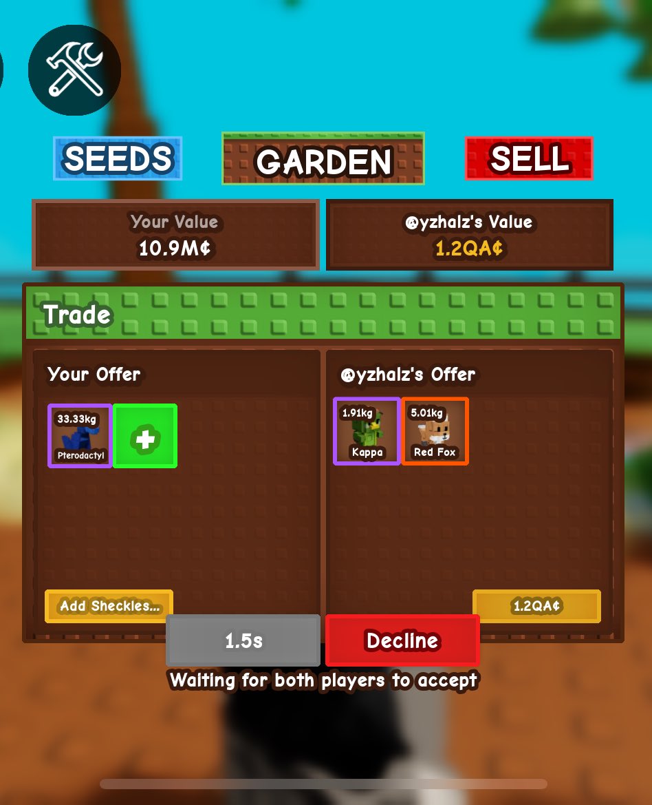 ___v1nc3nt's tweet photo. Yo was this worth it? I would have lowkey done it just for the 1.4qa! #roblox #growagarden #growagardentrades https://t.co/9lWyXu42TX