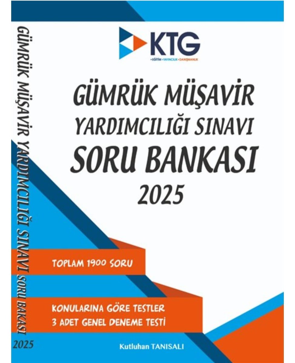KTGEgitim's tweet photo. 📘 2025 Gümrük Müşavir Yardımcılığı Soru Bankası!

✅ 1900+ soru
��� Konu testleri
✅ 3 genel deneme

Sınava hazırlıkta sağlam bir kaynak arayanlara özel!

https://t.co/NT4Y3Xq2AD

#gümrük #sorubankası #ktg #ygm2025 #eğitim #sınavhazırlık https://t.co/CuN8CL94NU