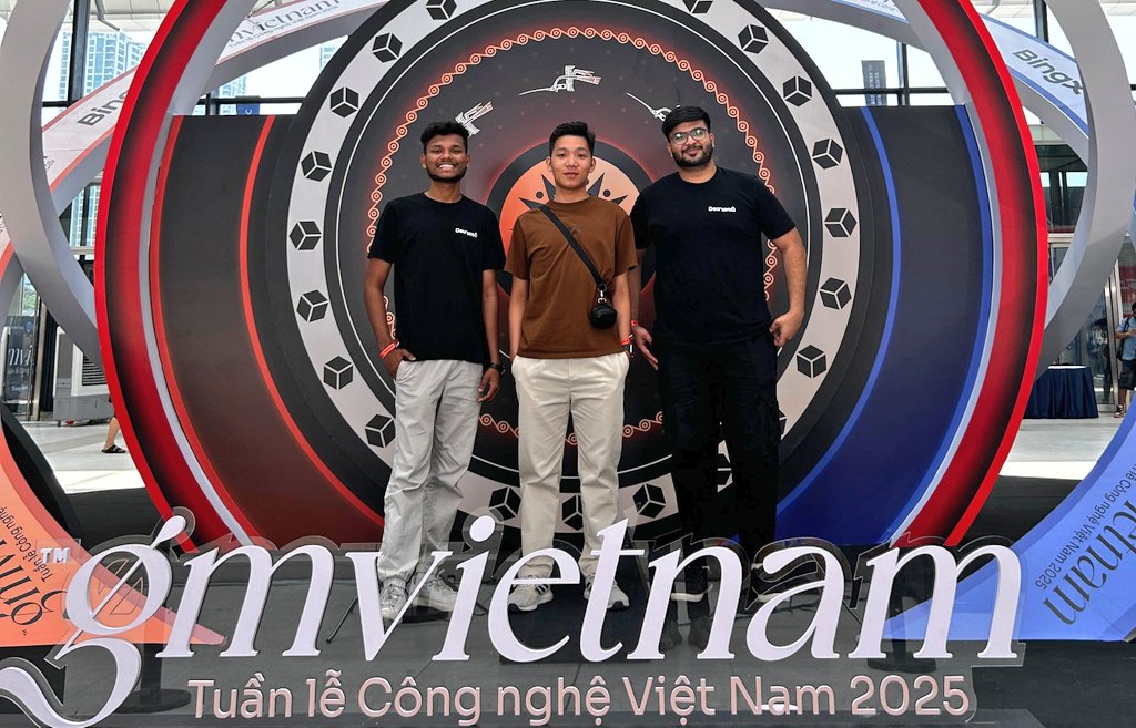 decrypt0com's tweet image. That&apos;s it, wrapped up @GMVN_official 2025

Next Stop 🔜 @ETH_Vietnam
See y&apos;all soon