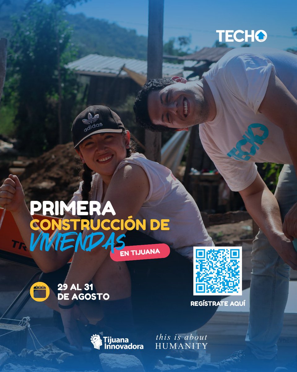 Así empieza nuestra historia con Tijuana.

Pero la tuya puede comenzar con un martillo en la mano y el corazón en comunidad.

¿Te sumas a construir nuevos comienzos?

📷 Inscríbete aquí: bit.ly/4fklSkN
.
.
.
#TECHOMx #voluntariado #TijuanaBC