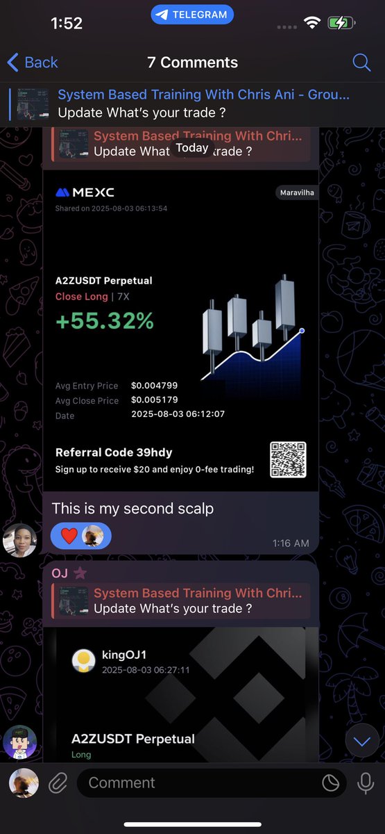 iamchrisani's tweet photo. Saturday Trade Signals = Sunday Morning Profit inside the Systems based trading Community.  
Crossed first TPTrading #A2ZUSDT https://t.co/7z7a2OX0oF