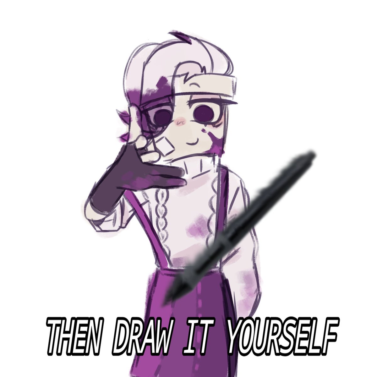 WanGChaIwoO's tweet photo. "Brusha I dont think your art is looks that goo-" 
Brusha:

#DandysWorldBrusha 
#dandysworld https://t.co/Azt81G32Sl
