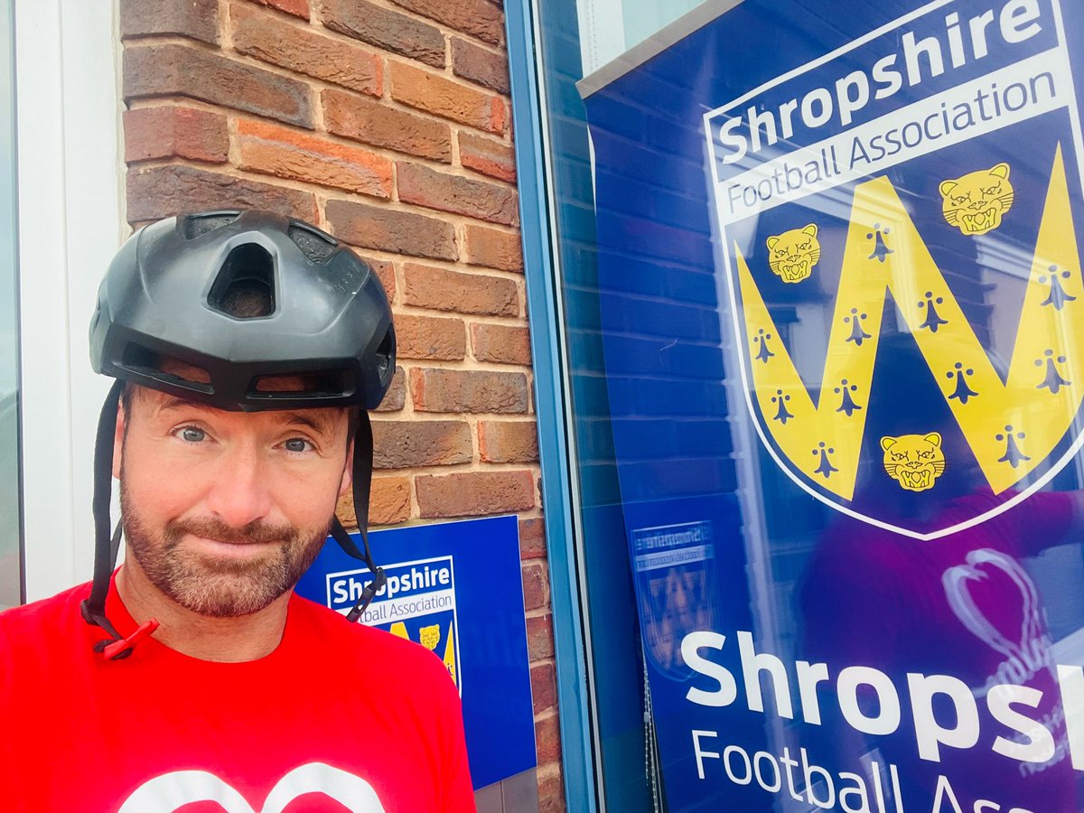 Ian Preece (@ianpreece_) on Twitter photo 🚴♂️ Today I’m cycling 157 miles from Shropshire FA (Dawley) to Wembley Stadium to help Shropshire FA raise money for <a href="/TheBHF/">British Heart Foundation</a>, in memory of Mick Murphy — a true Shropshire football legend. ❤️
Please support:
👉 gofundme.com/f/shropshire-f… 🚴♂️ Today I’m cycling 157 miles from Shropshire FA (Dawley) to Wembley Stadium to help Shropshire FA raise money for <a href="/TheBHF/">British Heart Foundation</a>, in memory of Mick Murphy — a true Shropshire football legend. ❤️
Please support:
👉 gofundme.com/f/shropshire-f…
