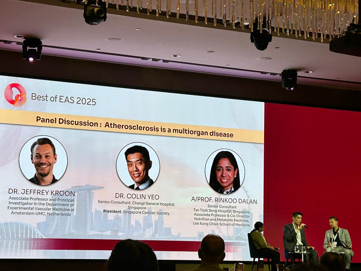 yeocolin's tweet photo. First time Best of #EAS held in #Singapore
#Cardiology #atherosclerosis https://t.co/aqrA96C2id