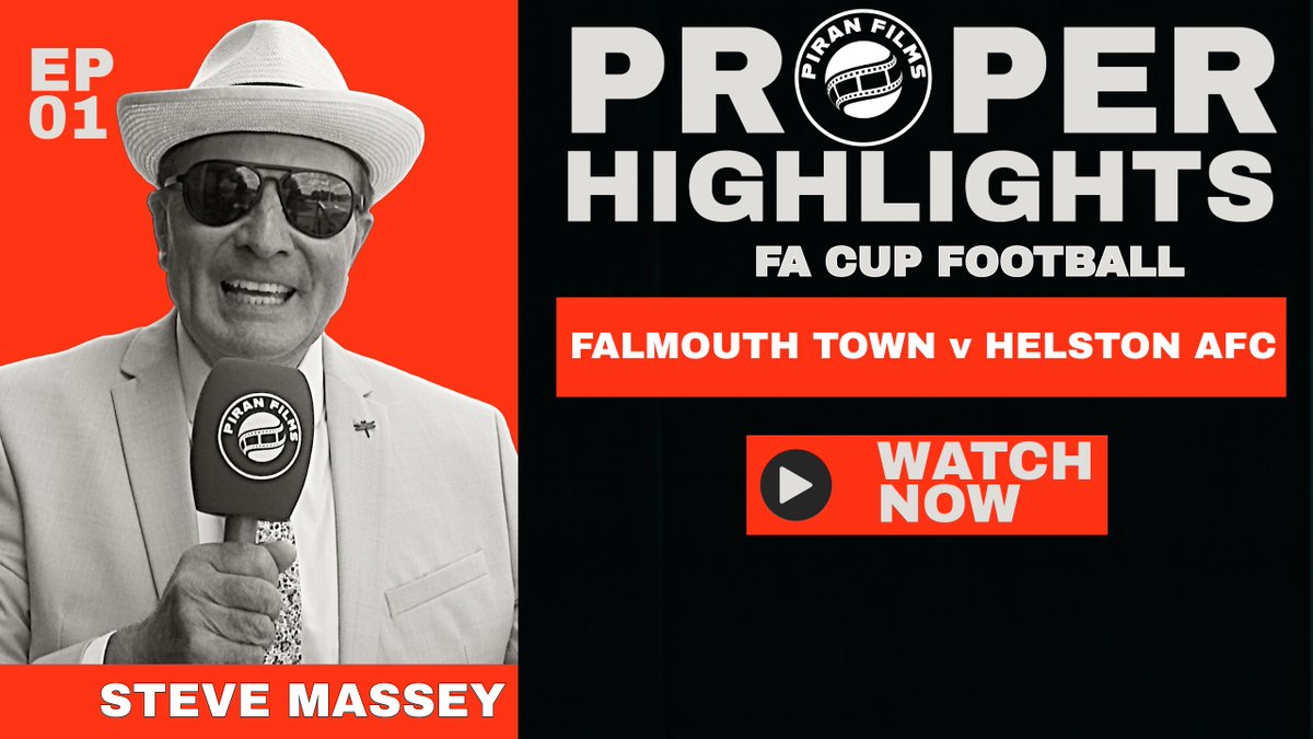 PIRAN FILMS' EDITED HIGHLIGHTS of exciting <a href="/EmiratesFACup/">Emirates FA Cup</a> Cornish local derby <a href="/Falmouth_Town/">Falmouth Town FC</a> v <a href="/HelstonAFC/">Helston Athletic FC</a> - played in front of great <a href="/NonLeagueCrowd/">Non League Crowds</a>.  <a href="/Cornishfootball/">Dave Deacon</a> <a href="/swsportsnews/">South West Sports News</a>  <a href="/IanNockolds/">IanNockolds</a>. 

<a href="/Goal_Mass/">Steve Massey</a> is the dapper commentator

youtu.be/Wcjr1xdaMkE