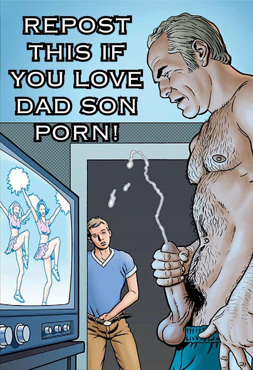 Show your love and repost and retweet this. 
Sons show your Daddies you're curious and want to explore their sexual side with your daddies.
Daddies, invite your sons in on some good times and good sex!
