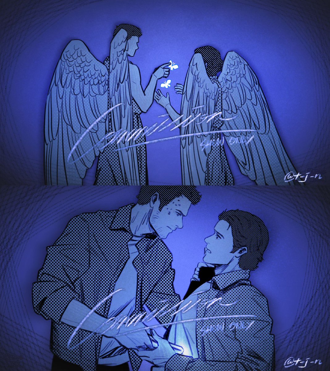 tjn96652013's tweet photo. #commissionart #commissions 
#supernatural #lucifer #Gabriel #lubriel
commissions related to supernatural from last month😊
 #thanksforcommissioningme! https://t.co/tjHsHUeQVB