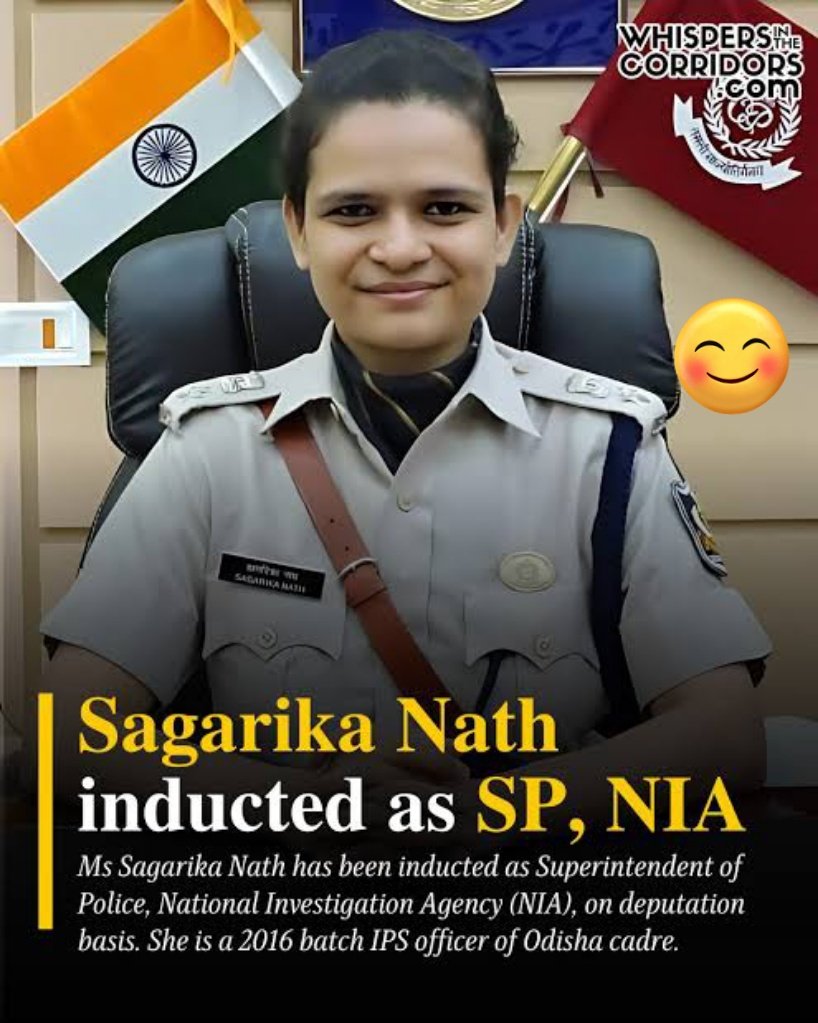 Rajukuma1234's tweet photo. Congratulations @sagarika_nath Madam💐 🙏🙏❤️ #SagarikaNath #ips2016 #Odisha https://t.co/qANj6A9Wa7