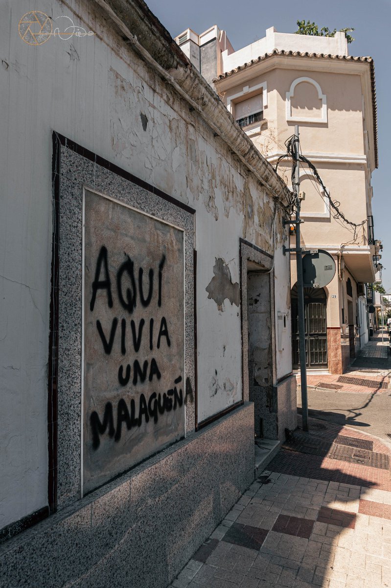 "Aquí vivía una malagueña"
Mi #Malaga♥️