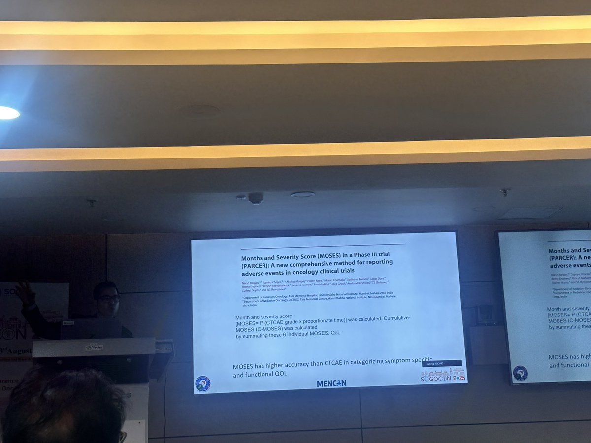 Garg_H's tweet image. Fantastic talk on ‘Blindspots in toxicity reporting’ by @drgaganprakash at @sogocon25…. A provocative talk for all surgeons medical onco and radiation onco…