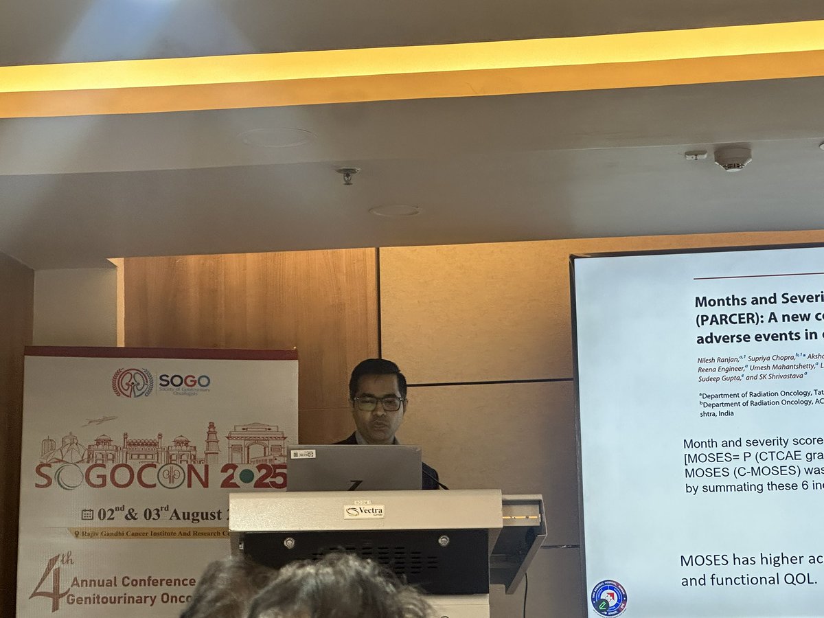 Garg_H's tweet image. Fantastic talk on ‘Blindspots in toxicity reporting’ by @drgaganprakash at @sogocon25…. A provocative talk for all surgeons medical onco and radiation onco…
