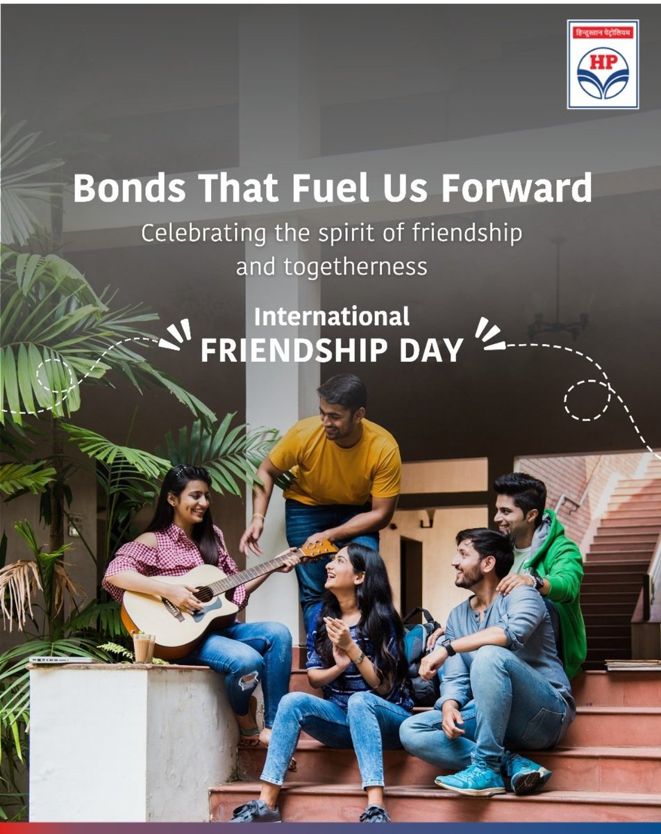ranipetroleum's tweet photo. 👫💙 This #FriendshipDay, let’s celebrate the fuel that keeps our lives moving — Friendship!
Just like we fuel your journeys, true friends fuel your spirit.
Here's to strong bonds &amp; smoother rides.
#RaniPetroleum #FuelOfFriendship #HPCL #FriendshipDay2025 https://t.co/3igEmbiaJR