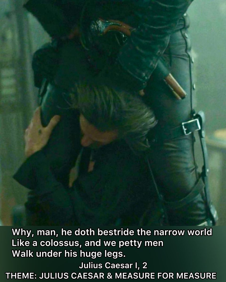 BardFlagMD's tweet photo. Why, man, he doth bestride the narrow world 
Like a colossus, and we petty men 
Walk under his huge legs
Julius Caesar I, 2

#ShakespeareSunday THEME: JULIUS CAESAR &amp; MEASURE FOR MEASURE.  #ofmd https://t.co/pEddJbTuXM