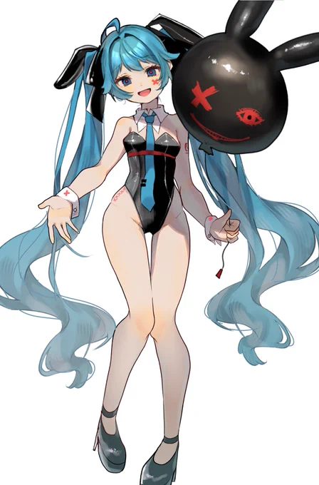 マッドバニーガールミクさん #初音ミク #バニーの日