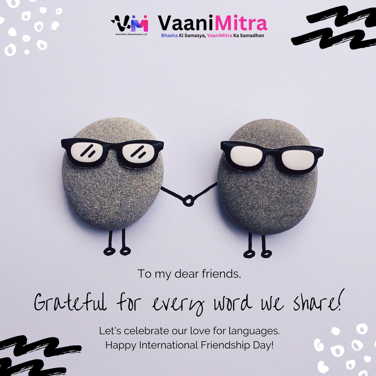 vaanimitra0410's tweet image. Friendship needs no translation… but we’ve got you covered!

On this International Friendship Day, VaaniMitra Bhaashantar LLP celebrates the bonds we’ve helped build across languages and borders.

#InternationalFriendshipDay #VaaniMitraBhaashantarLLP #TranslationPartner