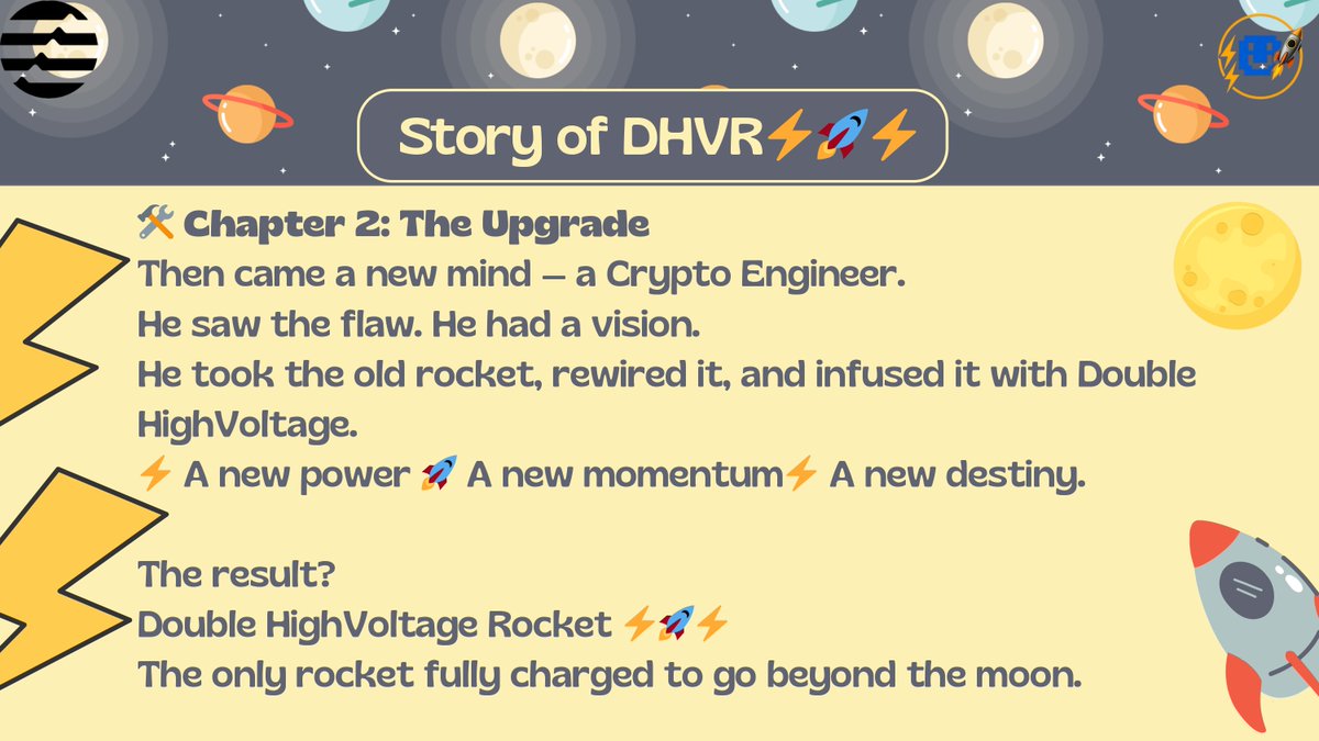 HighRocketEmoji's tweet photo. The story begins...

One rocket wasn’t enough.

We rewired it with ⚡Double HighVoltage⚡ to go beyond the moon — all the way to Neptune.
🌍🌕🔴🪐🔵

This is not just a Emoji — it’s a mission.

#DHVR is here to unify the emoji coinverse and launch a movement powered by fun, memes, and pure community energy.
⁣
✨ Read the full journey in the thread below ⬇️

@Aptos @emojicoindotfun