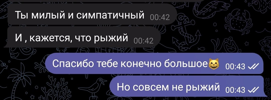 а вы тоже думаете что я рыжий