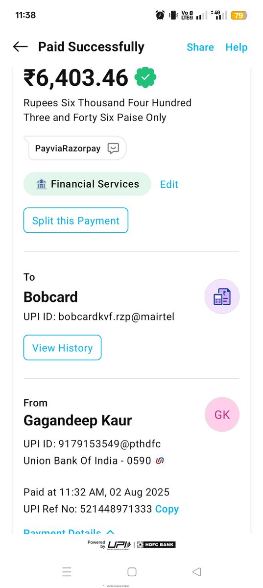 Gagangupta549's tweet photo. @bobcardofficial I had paid minimum due but it doesn't shown on balance . So I paid again minimum due . I paid credit card payment for 2 times but it show only one payment. Kindly contact me as soon as possible. @Paytm @bobcardofficial @Paytmcare . https://t.co/4dTE1y1pbf