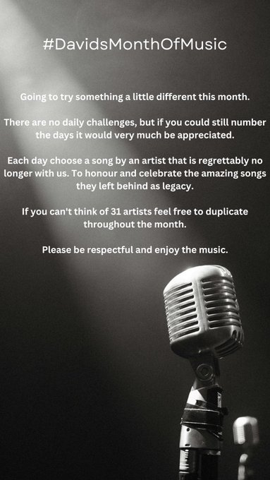 #DavidsMonthOfMusic
Day 3

I Will Always Love You by Whitney Houston

youtube.com/watch?v=3JWTaa…