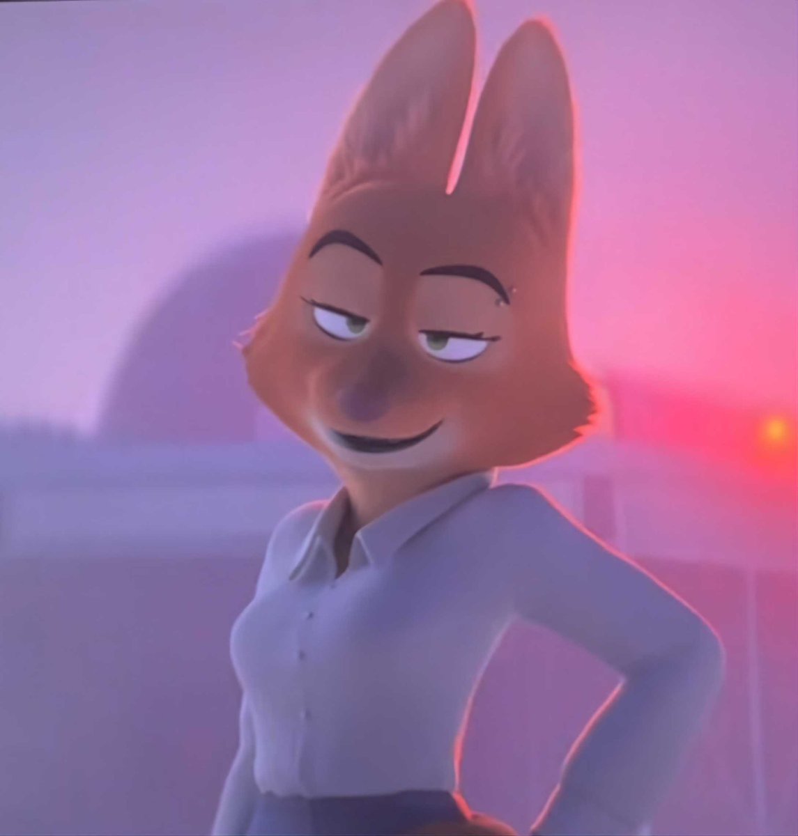 She's feeling cute today.