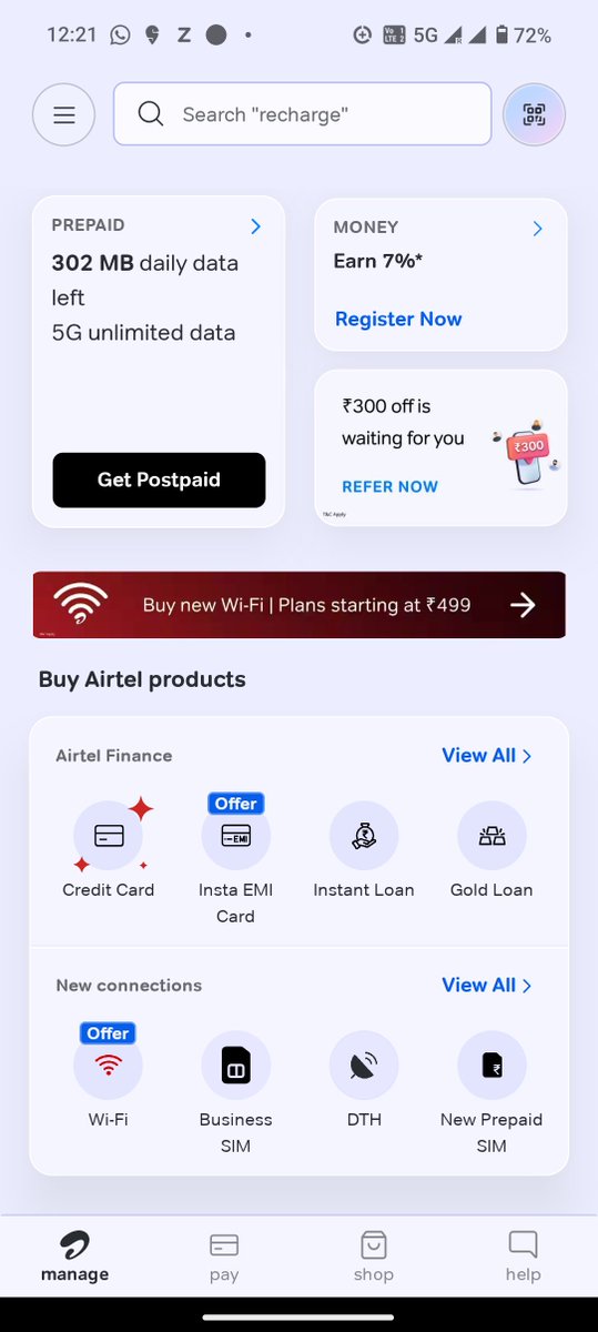 Anjishnu007's tweet photo. Hey @airtelindia @Airtel_Presence @airtelnews my 979rs plan offers unlimited 5g data and while I'm in Bangalore in a fully 5g are how is my 4g getting exhausted. Also upon recharging everyday for unlimited data the speed is 0.1mbps utterly horrible service https://t.co/tpPkkYS4KM