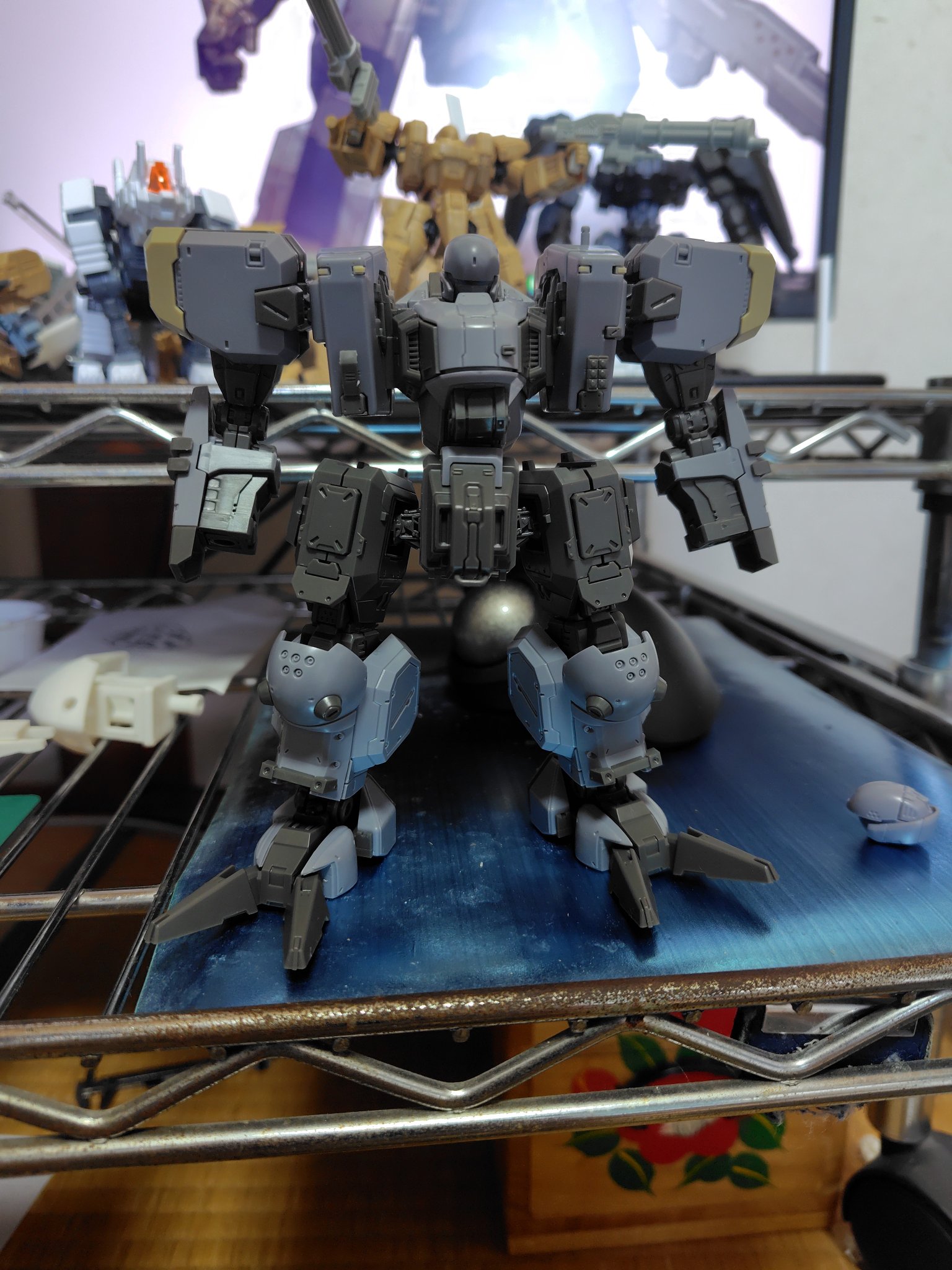 【新品、未組み立て】フロントミッション2  wp20m1 W arlus M1 フロントミッション ストラクチャーアーツ 1/72 スケール