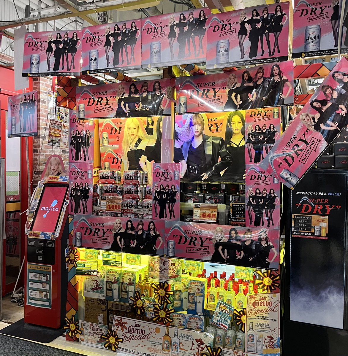 BLACKPINK x #スーパードライ ポスター （日本東京渋谷ドンキ） 5