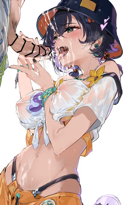 暑い日には水分補給が大事 #zzzero #ゼンゼロ #R18 #nsfwtwt