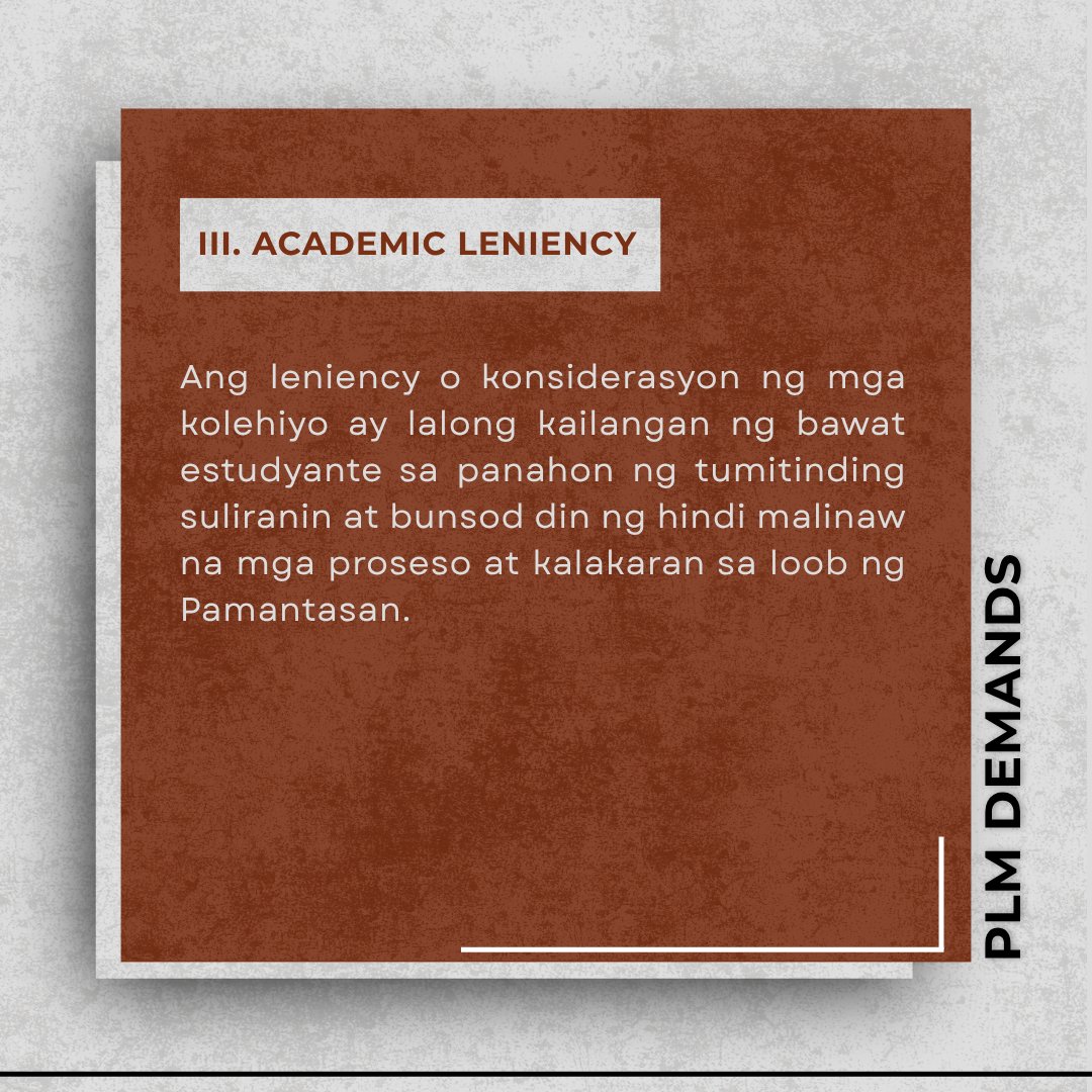 STANDPLM's tweet photo. Isinusulong ng mga iskolar ng Pamantasan ng Lungsod ng Maynila ang makabuluhang pagbabago sa loob ng unibersidad, pagbabagong nakasentro sa karapatan, kapakanan, at dignidad ng bawat iskolar ng bayan. ✊ https://t.co/67RdxEqWwc