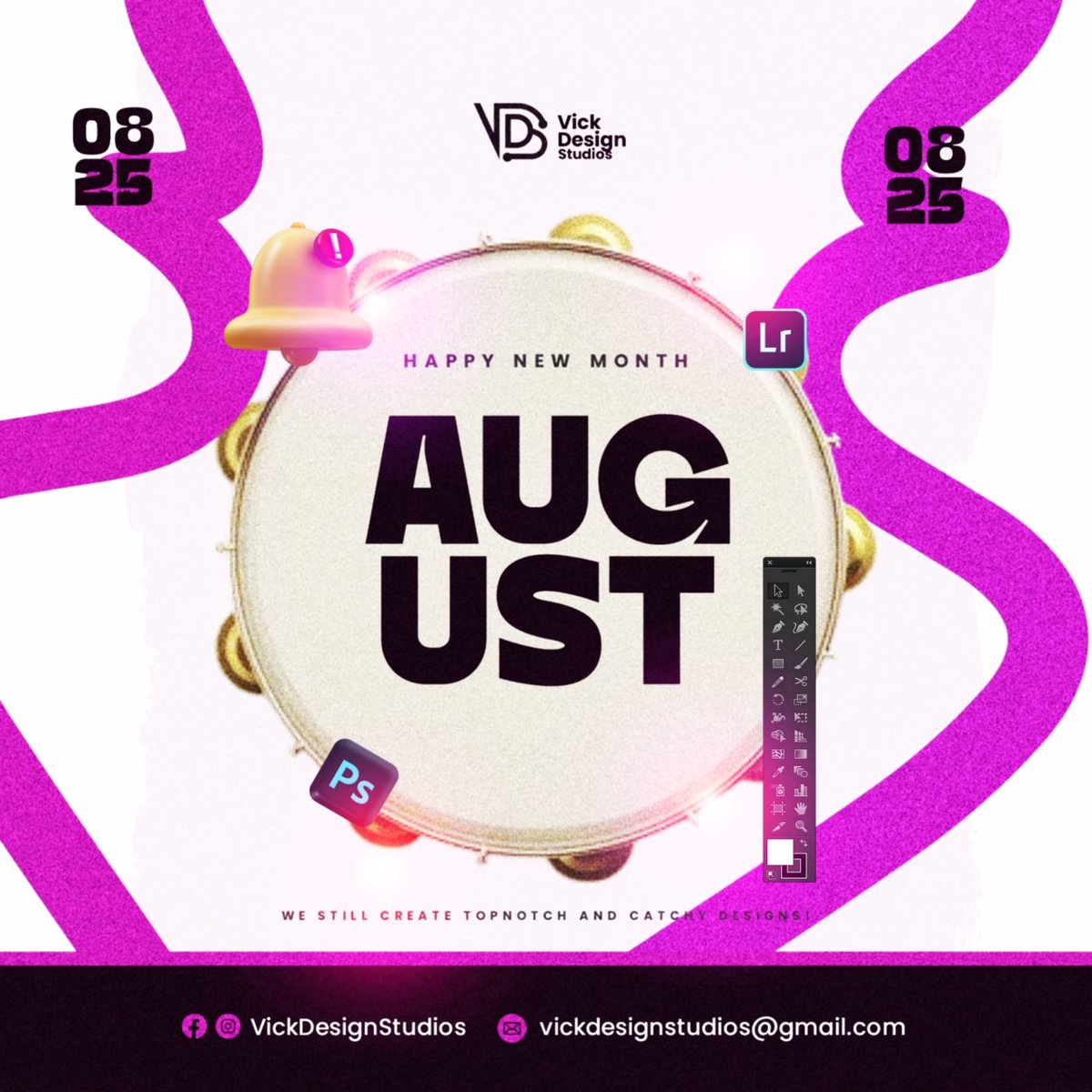 Vickflute's tweet photo. AUGUST is here, even if we’re a bit late 😅
New month. New focus. Same vision.

Ready to turn ideas into designs that speak loud and clear.

Wishing you a productive and purpose-driven August 🚀
Let’s make it count!

#VickDesignStudios #AugustVibes #GraphicDesign #CreativeStudio https://t.co/Sczwhhw6v7