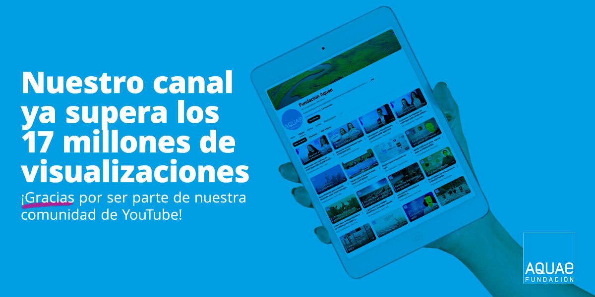 ¡Nuestro canal de YouTube ha alcanzado los 17 millones visualizaciones! 🎉💧

Seguimos compartiendo contenidos sobre ciencia, agua y sostenibilidad para inspirar, educar y transformar 🌍✨

Descúbrelo ⬇️ youtube.com/FUNDACIONAQUAE