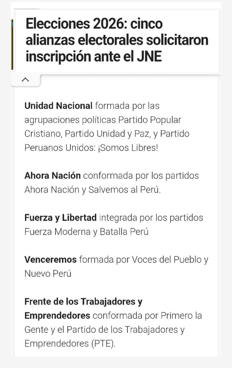 Alianzas o Combis Electoreras? Varios debilitados buscan sumar pero sube la valla a 6 %. La caviarada de Veronika se une a Bermejo, Chau casi solo, PTE con hijo de Jorge del Castillo y mas derechas. Sin idearios, más egos. Ahora quien pone la plata de campaña? O subastan curules