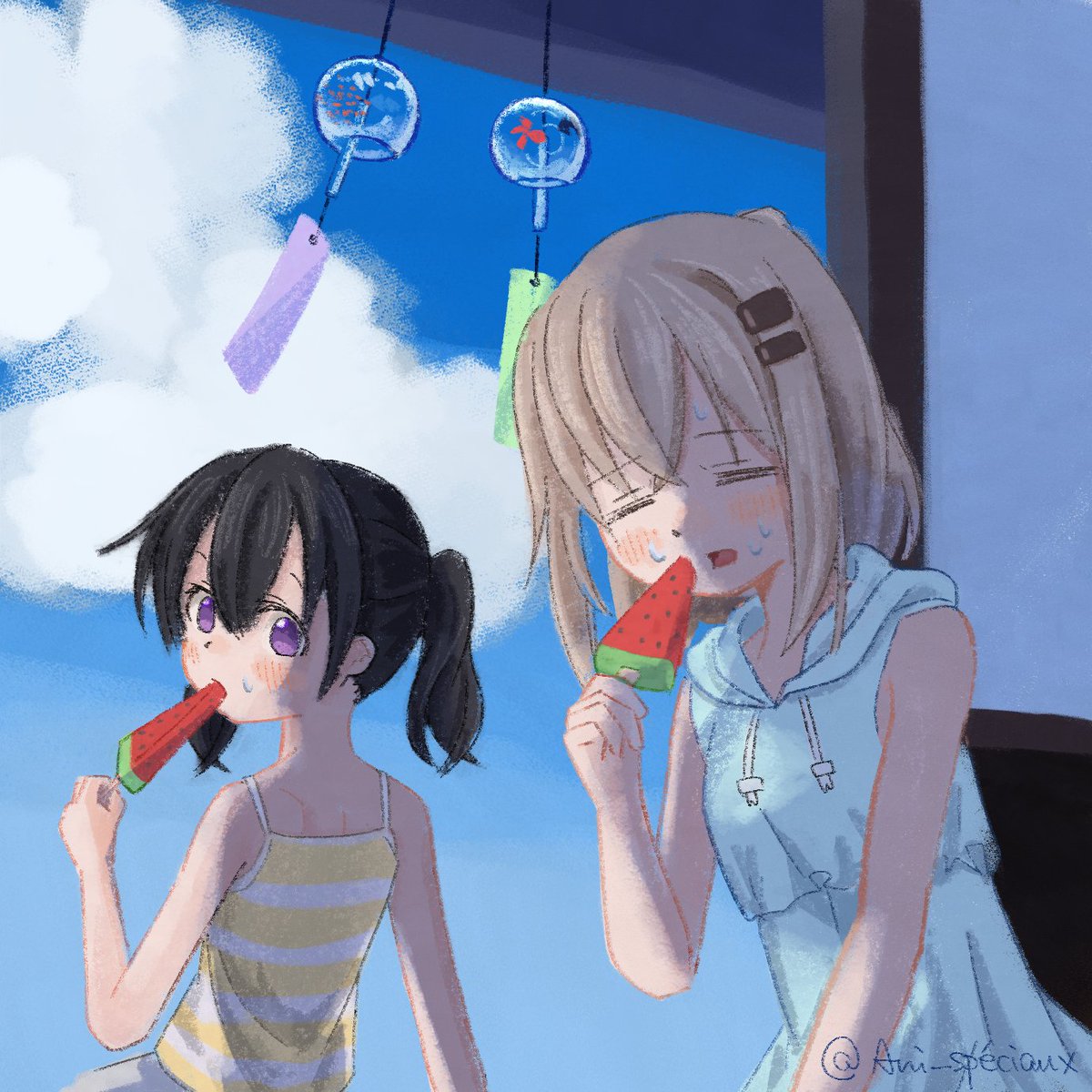 #ヤマノススメ
暑中見舞い申し上げます