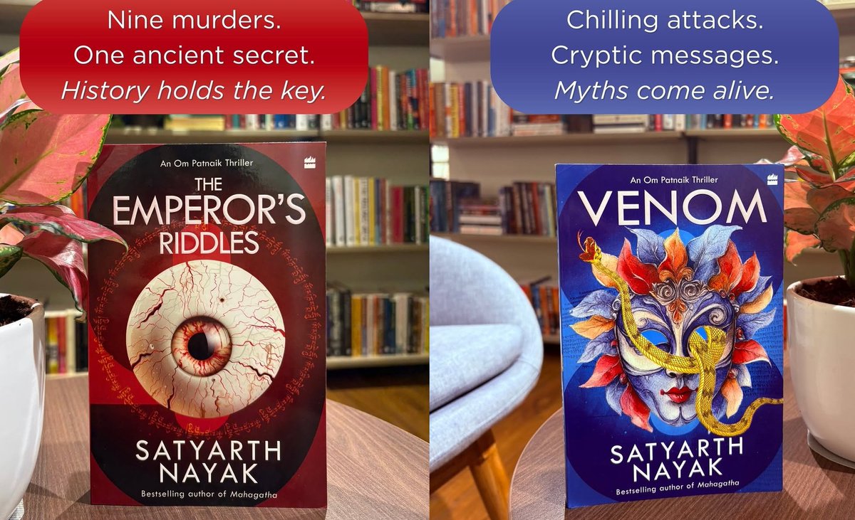 A History meets Mystery ⭐ A Mytho meets Mystery ⭐ <a href="/HarperCollinsIN/">HarperCollins</a> ⭐
Copies up on #AMAZON
