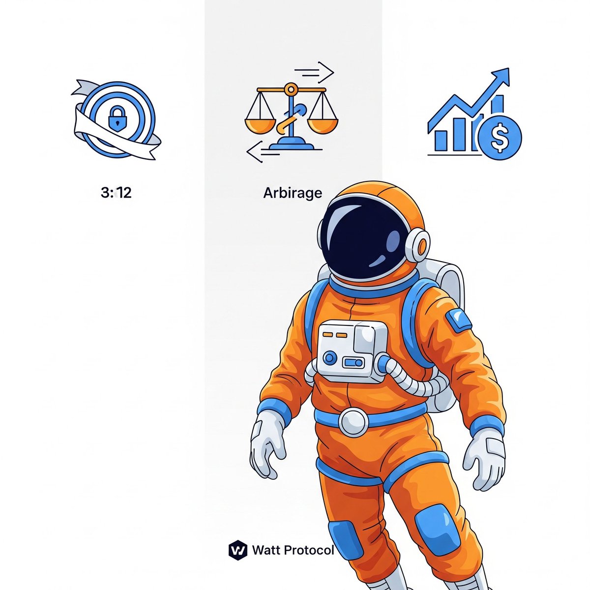 Crypto_wizard48's tweet image. You earn yield while the system does the work. Simple as that! #DeFiExplained #WattProtocol