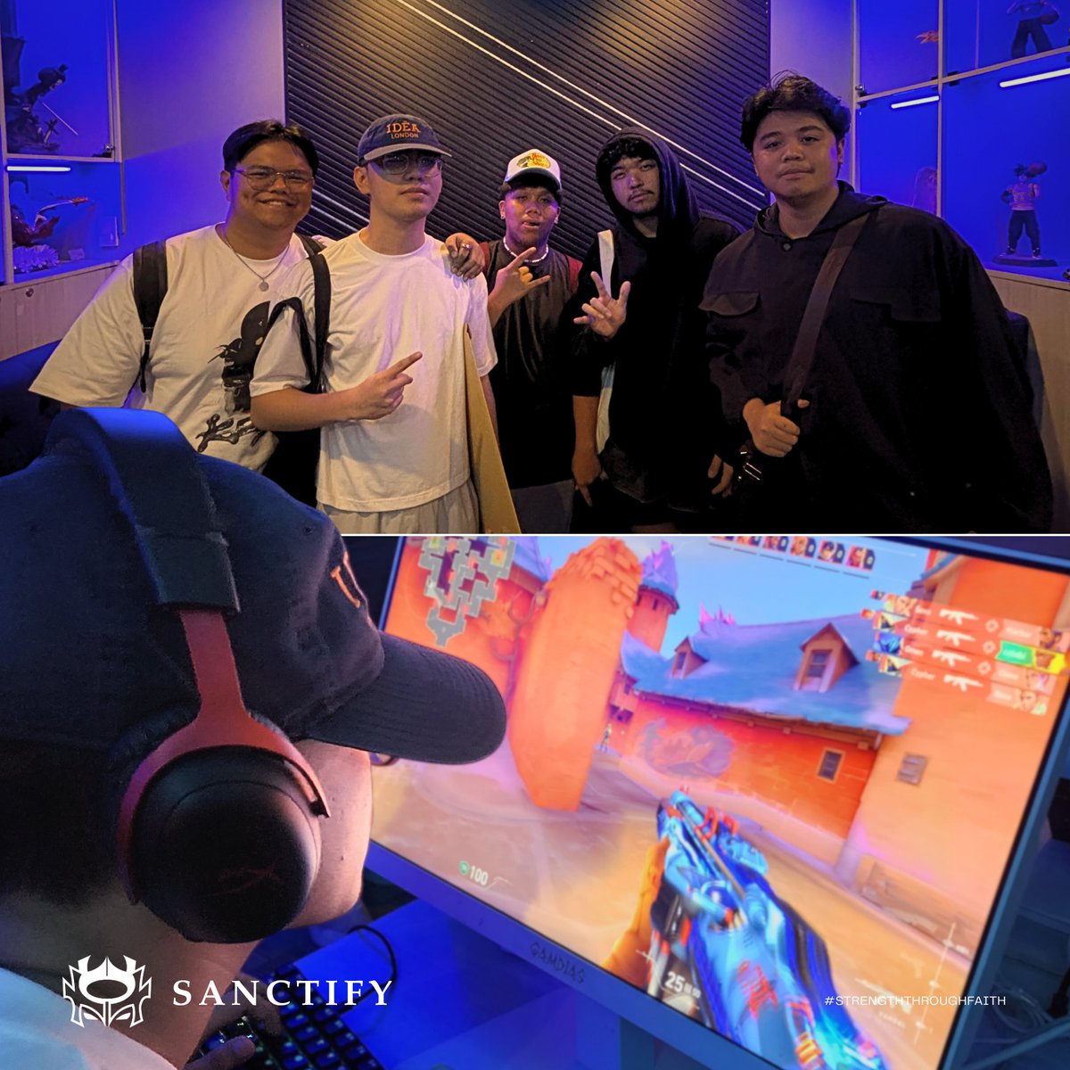 STFSanctify's tweet photo. Some snaps from Marv's Gaming Hub Valorant Tournament! ๐ท
#STFSanctify #StrengthThroughFaith https://t.co/EofxcijNKs