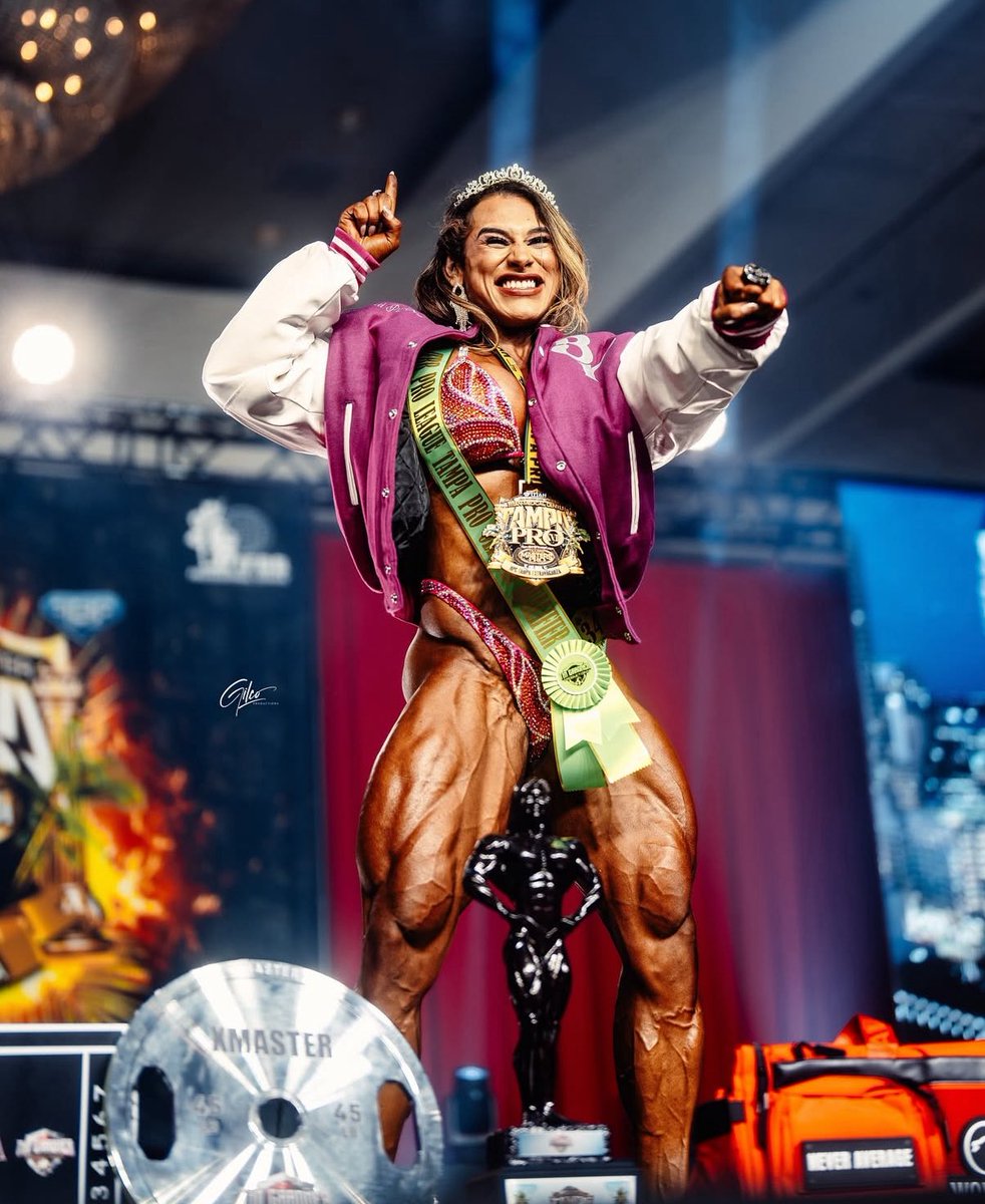 all_about_gym's tweet photo. Congrats Leyvina Barros for winning Tampa Pro 2025 ✌️🔥 #femalemuscle #tampapro #leyvinabarros #femalebodybuilding #muscle #musclemommy #fitgirl #biceps #queens #photooftheday #photographyislife #bestpic #bestoftheday #todaysbestphoto #fitnessgirl #gym #gymgirl https://t.co/uHl4MBVJRa