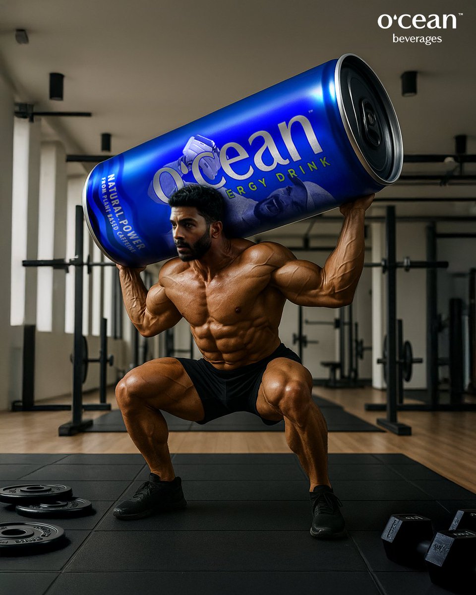 OceanBeverages's tweet photo. Weekends don’t break routines. They test them. Power through with O’cean Energy Drink—for Long Lasting Energy.
#Oceanbeverages #Oceandrinks #Longlastingenergy #energydrink #gymworkout https://t.co/vbDfaoykk7