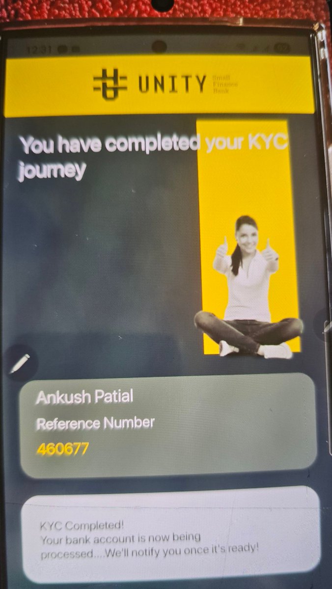 ANKUSHPATIAL's tweet photo. @UnitySFBank गलती कर दी आपके यहां बैंक खाता खोलकर पिछले तीन दिनों से आपसे एक ऑनलाइन अकाउंट नहीं खोला गया मैं अपने 3000 आपके यहां दान करके बैठा हूं और आपसे अकाउंट नहीं खोला जाता मैं परेशान हो चुका हूं कृपया करके इस बैंक में खाता मत खोलिएगा आप परेशानी में आ जाएंगे लिखकर ले लेना मेरे से https://t.co/plrZdAINLN