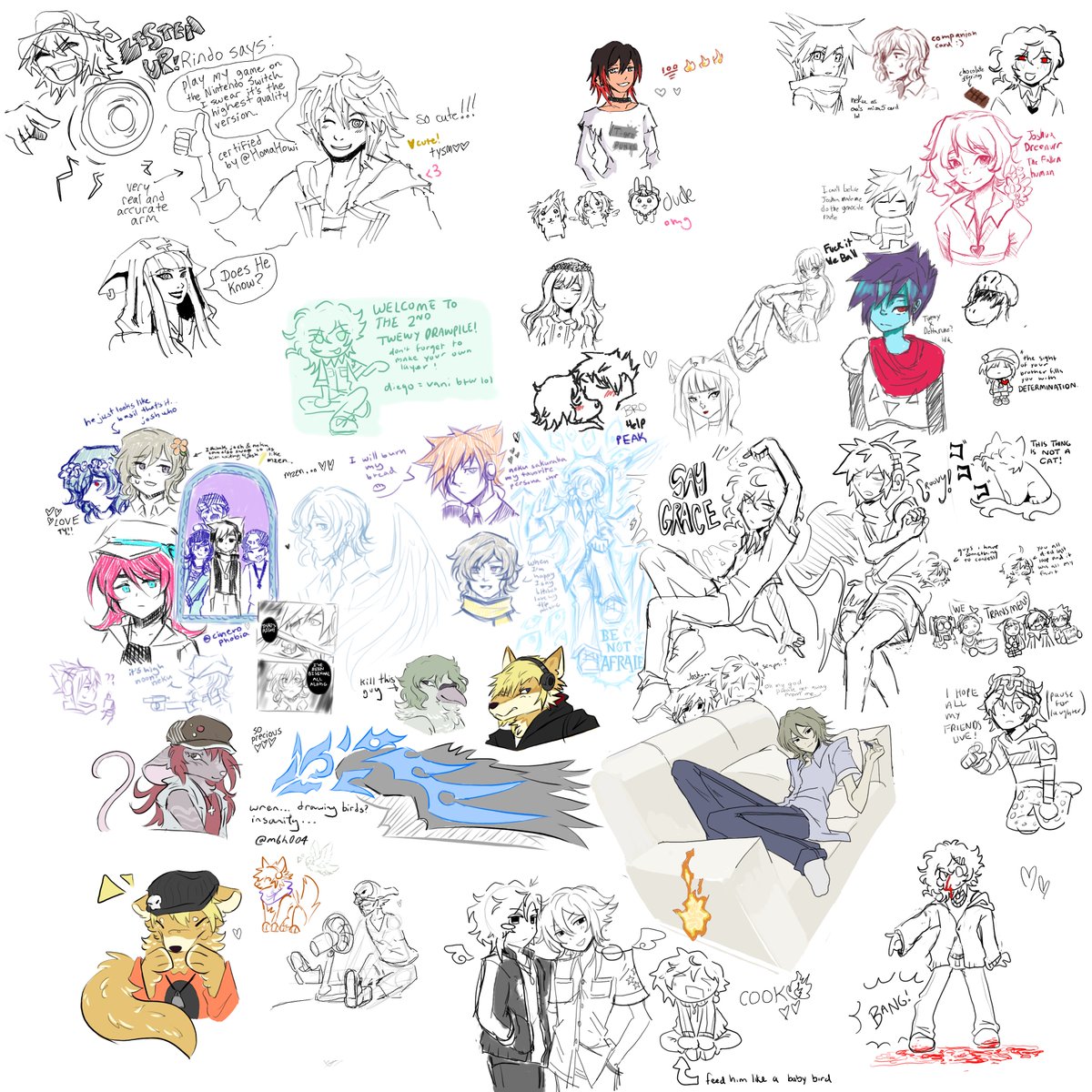 finished! didn't last as long as the previous one because im still suffering from jet lag HAHA but thanks to everyone for coming!!! there was so much lovely art, i was really pleased ~~~ and a very fun, supportive environment too! cant wait to host again!