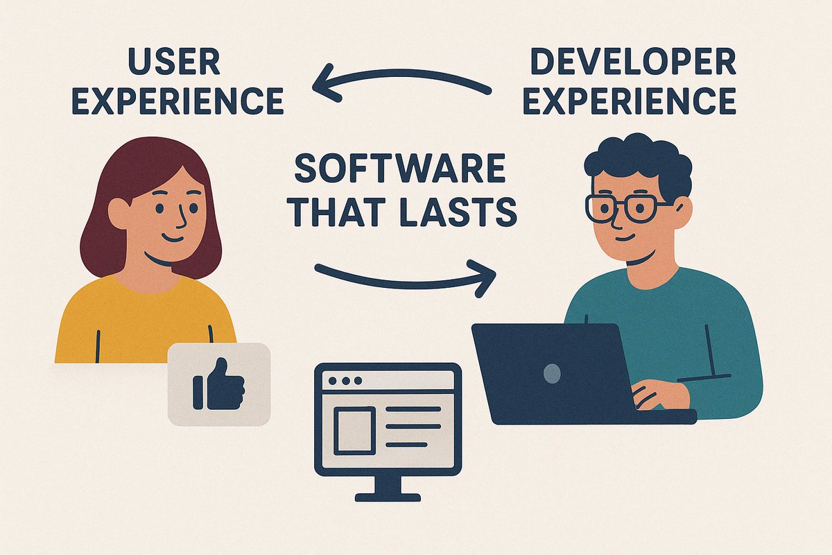 blxt's tweet photo. Wrapped up my 3 part article on Developing Useful Applications with UX &amp; DX — Why You Need Both
From prototypes to real products, here’s what actually matters:
https://t.co/YvR8rZgBYP https://t.co/HyEcyjPfNG