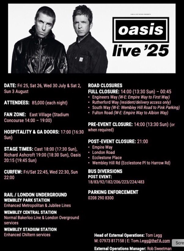 Latest Oasis News tweet media