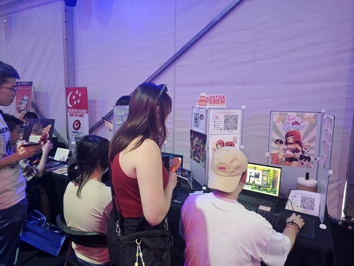 Last day of Re:Play Festival at <a href="/SCAPEsg/">*SCAPE</a> !

Just a few more hours left to try <a href="/hellheartbreak/">HellHeart Breaker 🔜 Busan Indie Connect</a> and Love In Tiny Spaces!