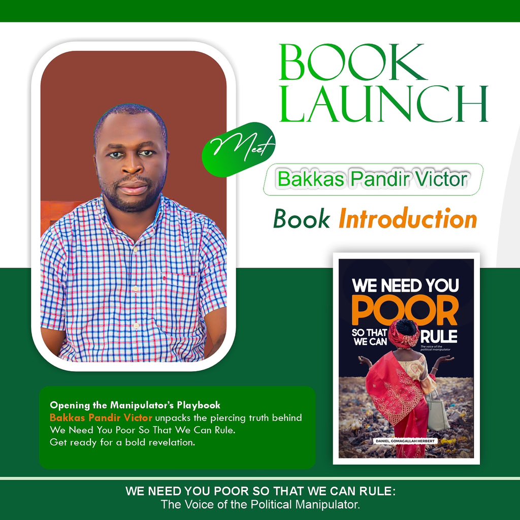 HerbertGDaniel's tweet photo. As part of the book’s introduction alongside other distinguished voices, @BV_CASS opens The Manipulator’s Playbook.
Join us for this bold unveiling on 17th August 2025 by 2:00pm at Novel Suites and Resort, Rayfield – Jos. https://t.co/eYvqHQ8AD7